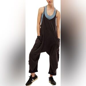 FP Movement by Free People Charcoal Jumpsuit